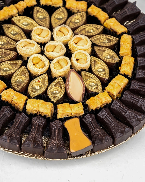 Baklawa and Chocolates Tray