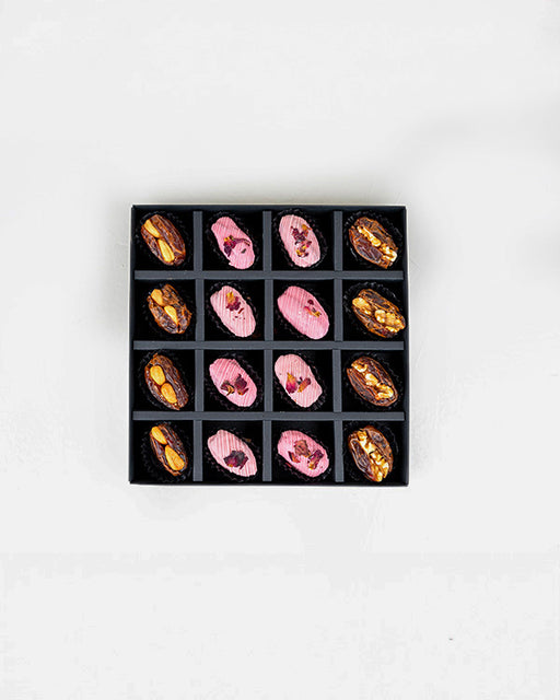 Rose and Milk chocolate Dates