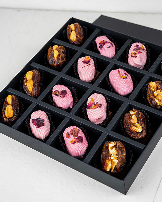 Rose and Milk chocolate Dates