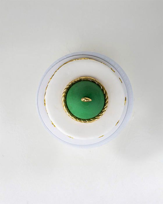 1kg White and Green Ramadan Cake