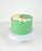 1Kg White and Green EID Mubarak Cake