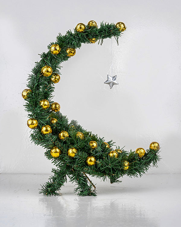 Decorated Crescent with 35 Truffles