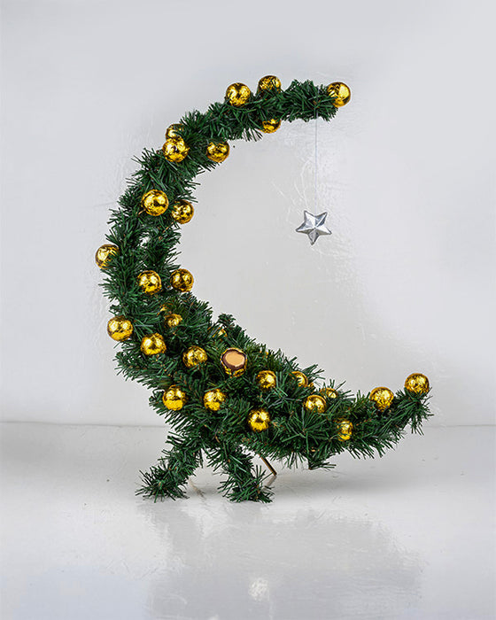 Decorated Crescent with 35 Truffles