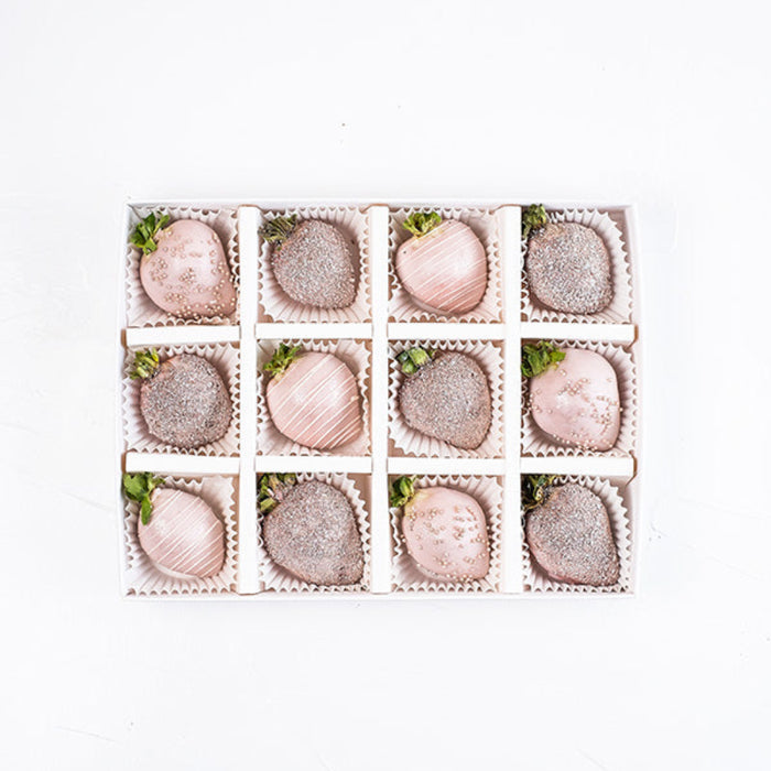 Sparkling Chocolate Covered Strawberries