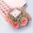 Large Chocolate tray with Bouquet and Necklace