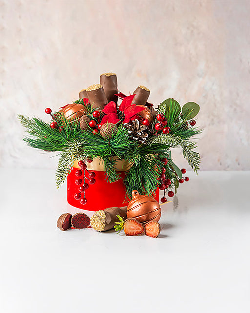 Christmas Hamper Arrangement With Mallows