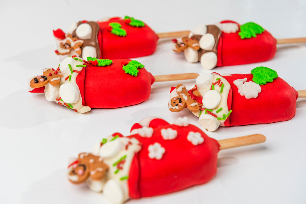 Gingerbread Man Theme Cakesicles