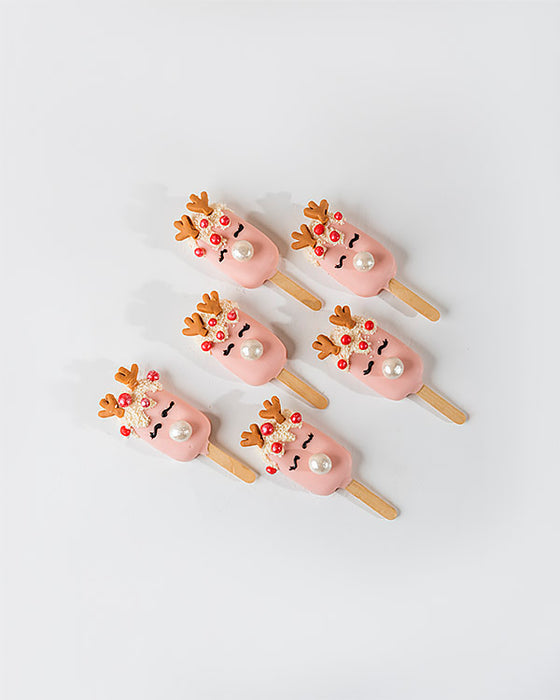 Pretty Reindeer Cakesicles