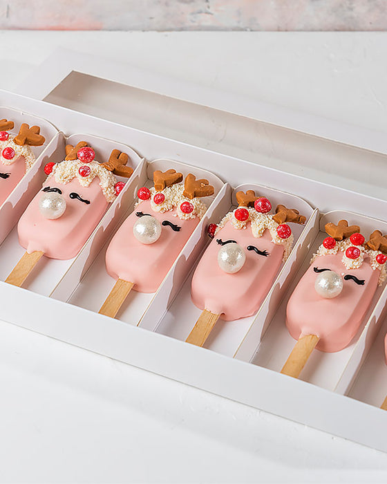 Pretty Reindeer Cakesicles