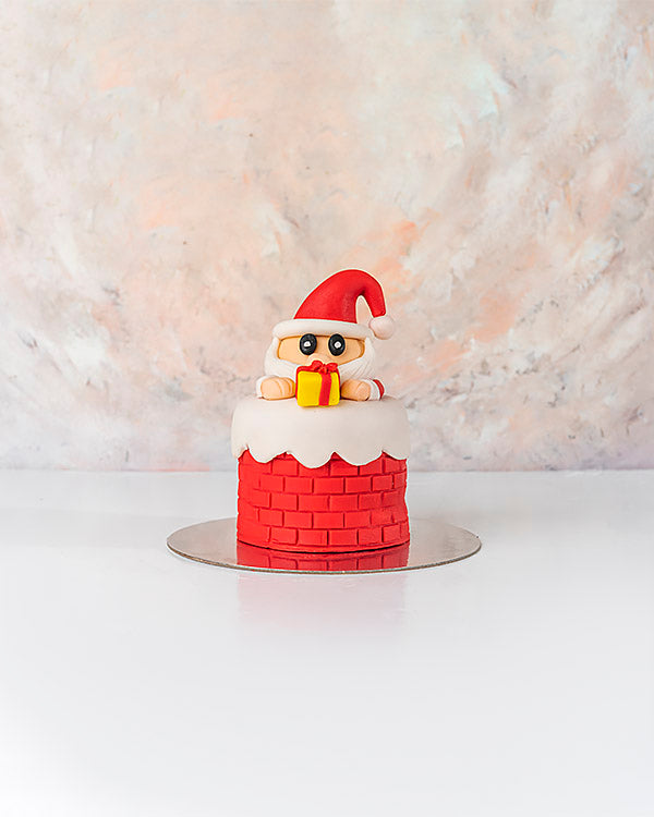 Santa in Chimney Cake