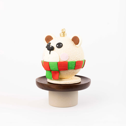 Festive White Bear Chocolate