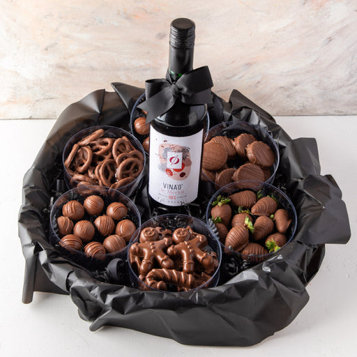 Assorted Hamper with Non Alcoholic Wine