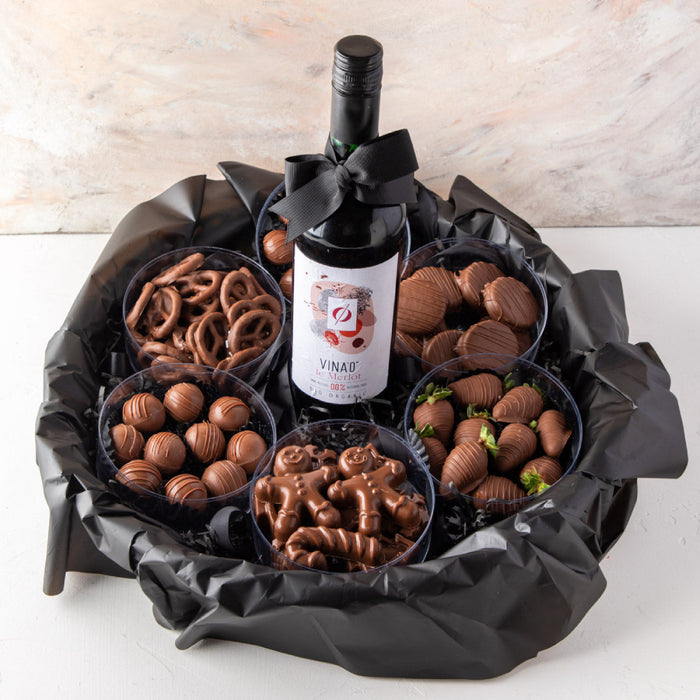 Assorted Hamper with Non Alcoholic Wine