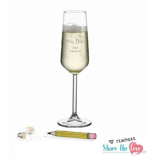 Personalised Champagne Glasses