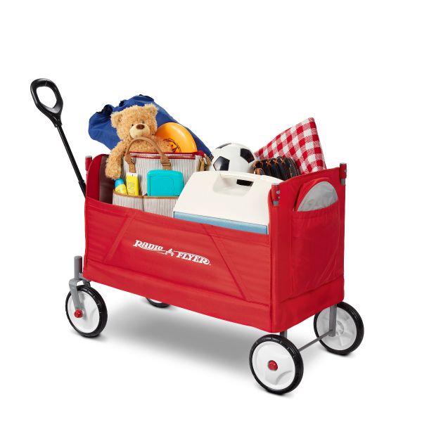 Radio Flyer 3 in 1 EZ Fold Wagon with Canopy