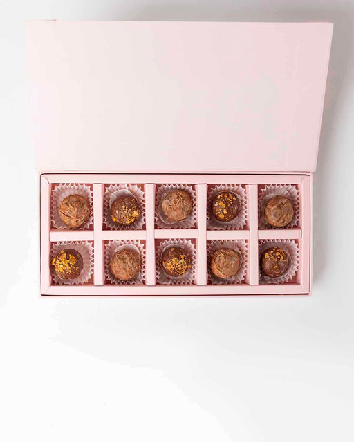 10 Assorted Milk Chocolate Truffles