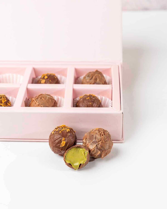 10 Assorted Milk Chocolate Truffles