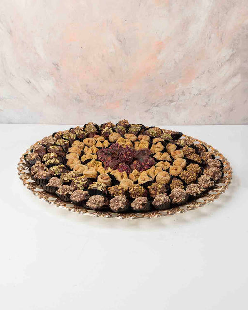 Large Dates and Baklawa Arrangement