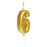 Number Candle - Gold