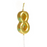 Number Candle - Gold