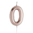 Number Candle - Rose Gold