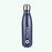 Personalised Football Navy Metal Insulated Drinks Bottle