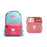 2-Pieces Backpack Bundle Rainbow Unicorn Design for Kids - Personalised Backpack with Personalised Lunch Box Bag and Water Bottle