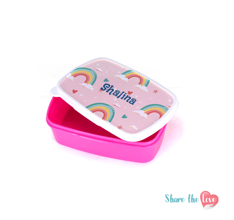 Rainbow Bliss - Personalised Lunch Box