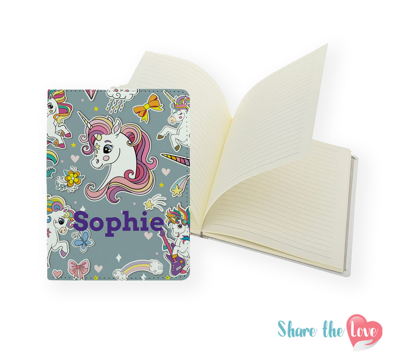 Unicorn Dreamscape - Personalised Notebook