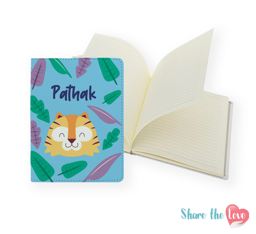 Wild Tiger Trails - Personalised Notebook