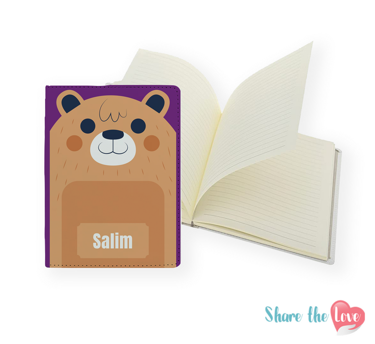 Beary Notes - Personalised Notebook