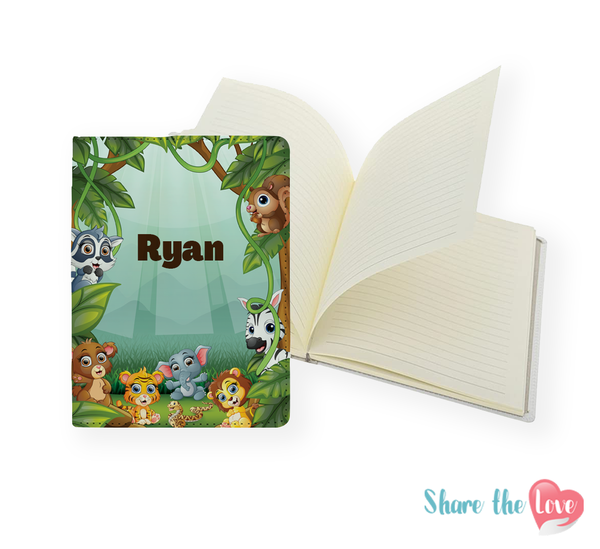 Jungle Chronicles - Personalised Notebook