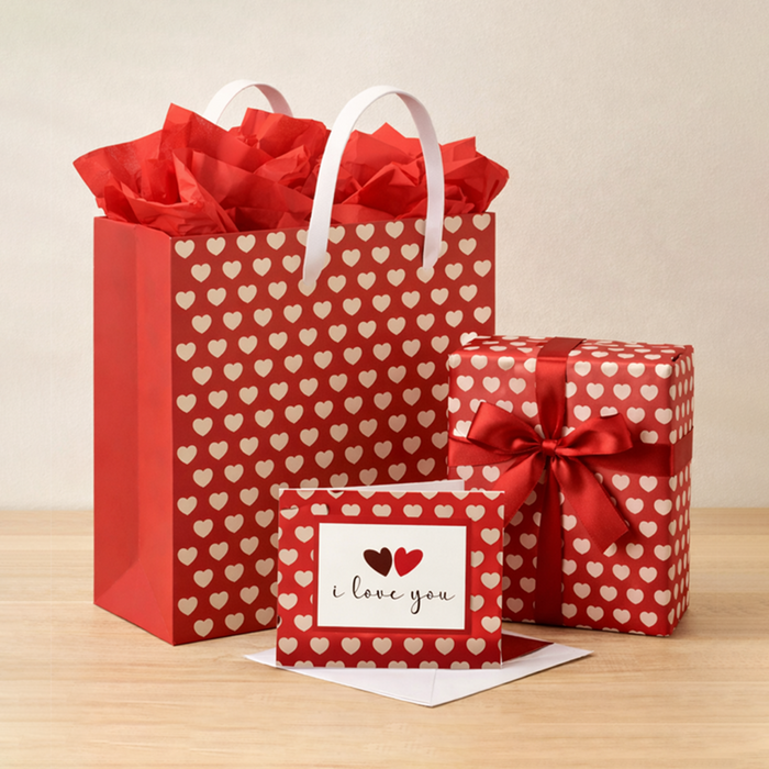 Red Wrapping Paper Pack