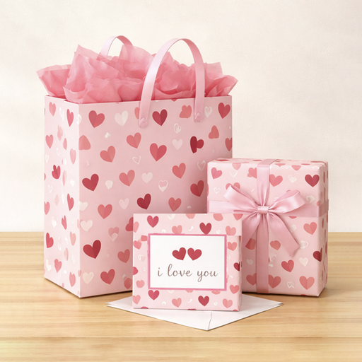 Pink Wrapping Paper Pack