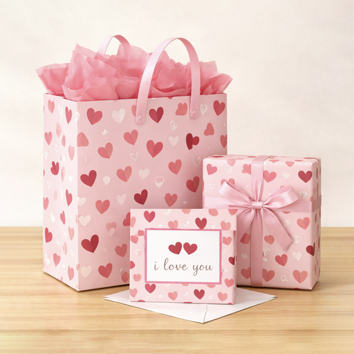 Pink Wrapping Paper Pack