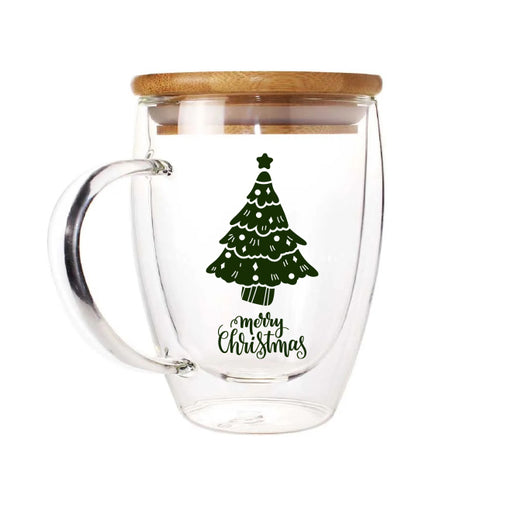 Merry Christmas, Double Wall Glass