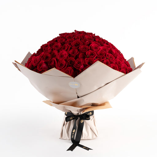 Scarlet Symphony - Flower Bouquet
