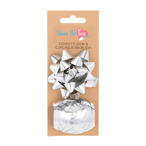 Silver Luxury Gift Bow