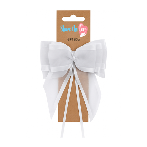 Silver Luxury Gift Bow