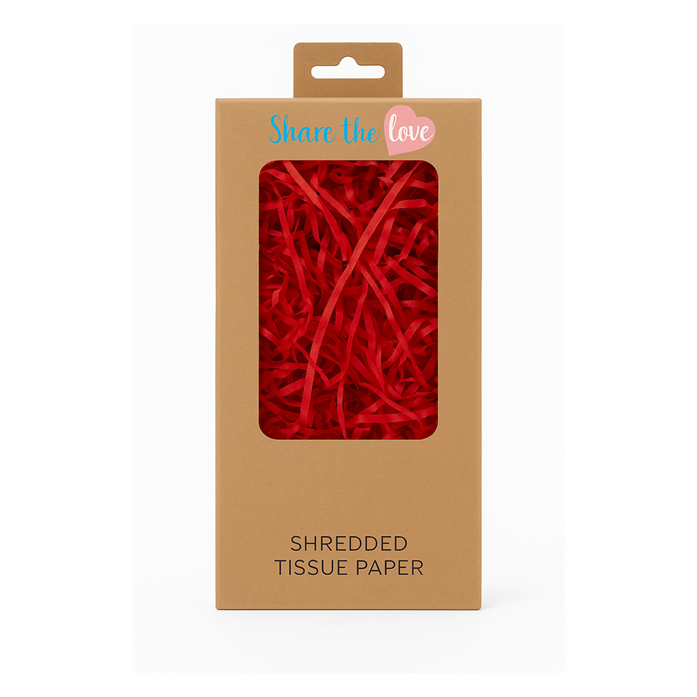 Shredded Paper Pack, Red