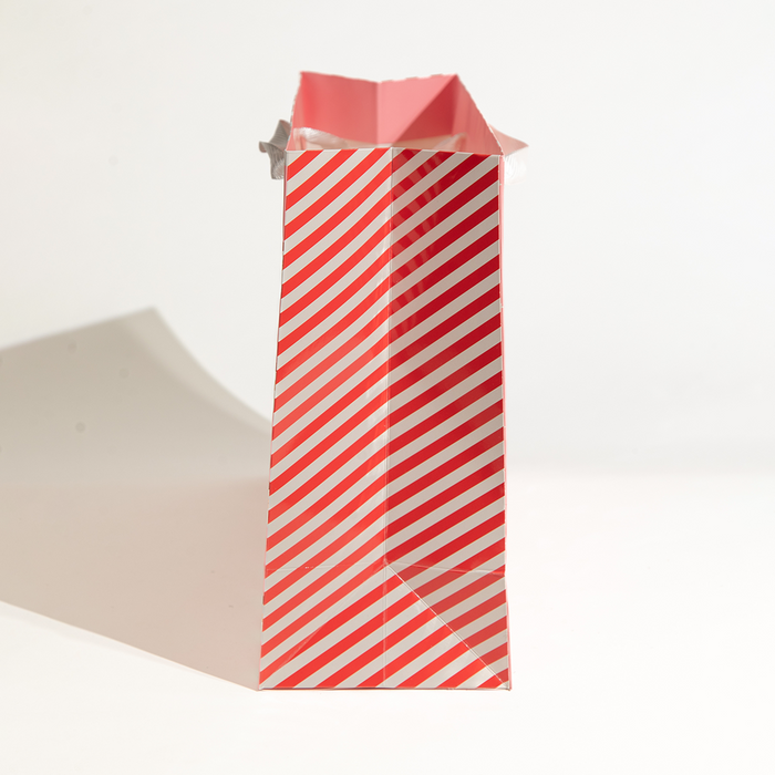 Santa, Christmas Gift Bag, Pink, Extra Large