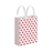 White & Red Heart Print Gift Bag, Extra Large