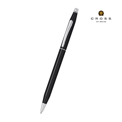 Cross Classic Century® Black Lacquer with Polished Chrome Appointments Ballpoint Pen