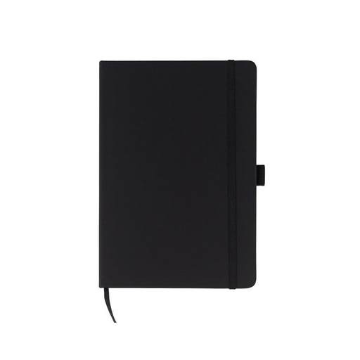 JURSI - Giftology A5 PU Notebook with Pen Loop - Black