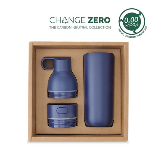 RUVO - CHANGE ZERO 2-in-1 Modular Hydration Gift Set - Navy Blue