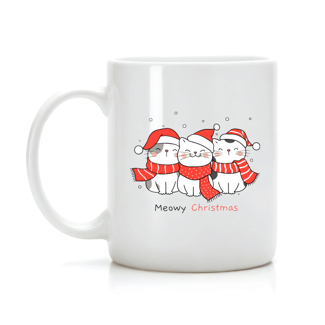 Meowy Christmas Mug