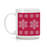 Snowflakes Christmas Mug