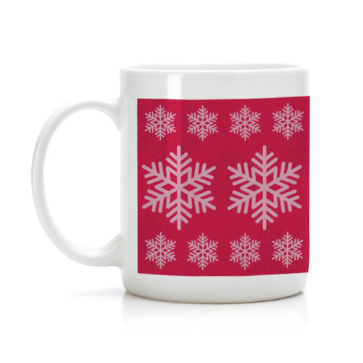 Snowflakes Christmas Mug