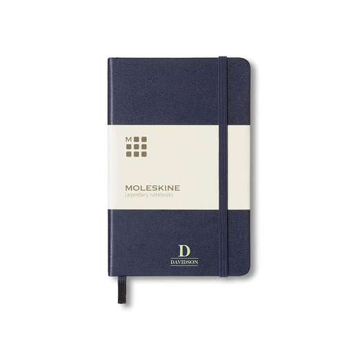 Personalised Moleskine Classic Large Ruled Hard Cover Notebook - Sapphire Blue