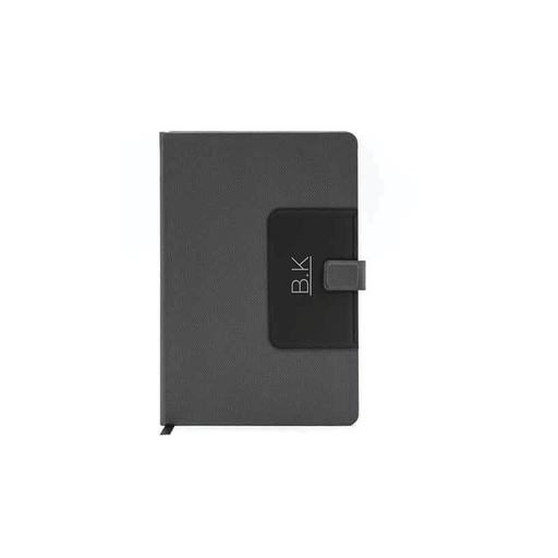 Personalised MANEZ - Santhome A5 Notebook with Phone Stand and Pen Holder